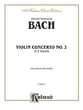 VIOLIN CONCERTO IN E MAJOR cover